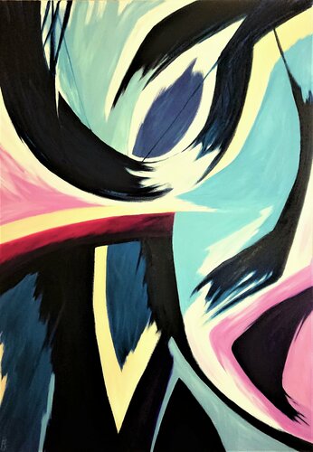 Windsbraut by Klaus Feuchtinger, Painting for Sale on Select