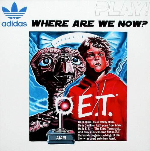 Where are we now? (Pop Art painting) by Super Pop Boy, Painting for Sale on Select