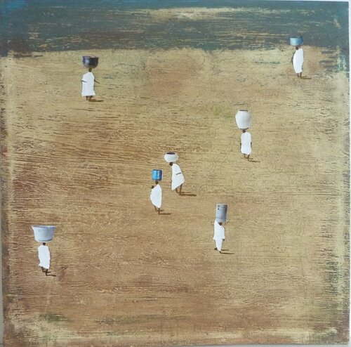 LOOKING FOR WATER by Marcos Zrihen, Painting for Sale on Select