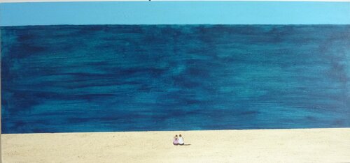 YOU AND ME. by Marcos Zrihen, Painting for Sale on Select