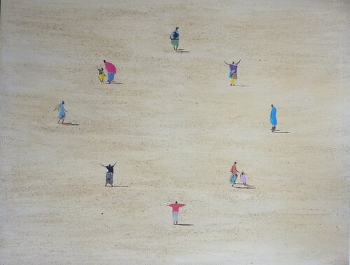 AFRICAN CIRCLE by Marcos Zrihen, Painting for Sale on Select