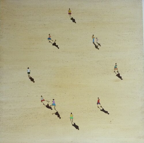 CHILDHOOD CIRCLE by Marcos Zrihen, Painting for Sale on Select