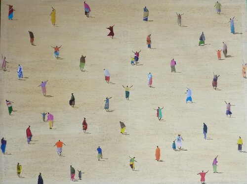 AFRICAN POWER by Marcos Zrihen, Painting for Sale on Select