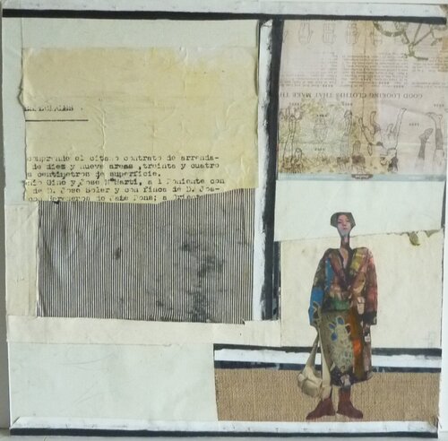 ANDREA  IN THE TATE GALLERY by Marcos Zrihen, Painting for Sale on Select