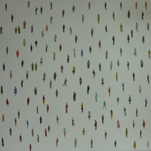 HUMANS by Marcos Zrihen, Painting for Sale on Select