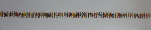 A LOT OF PEOPLE by Marcos Zrihen, Painting for Sale on Select