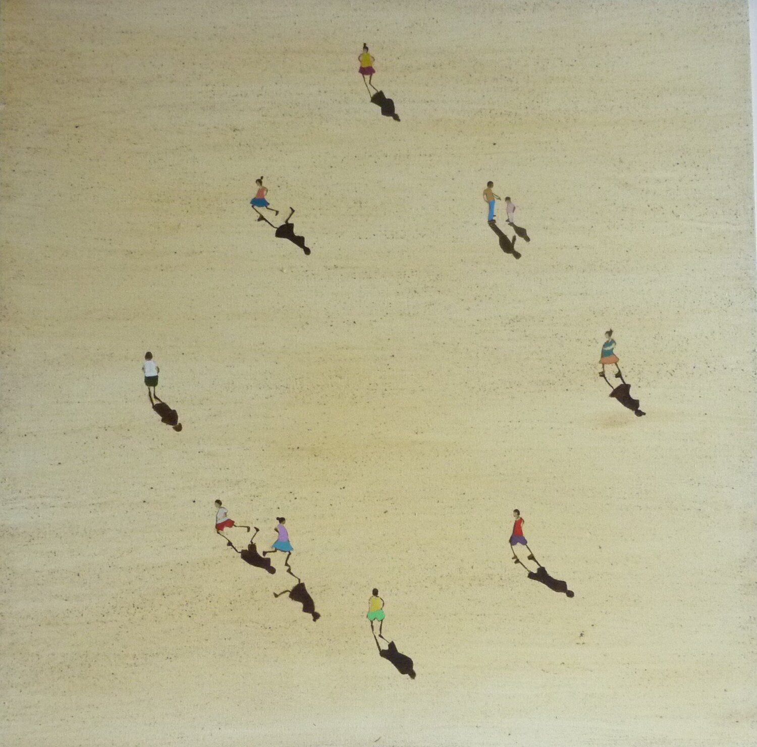 CHILDHOOD CIRCLE Marcos Zrihen Original painting for sale