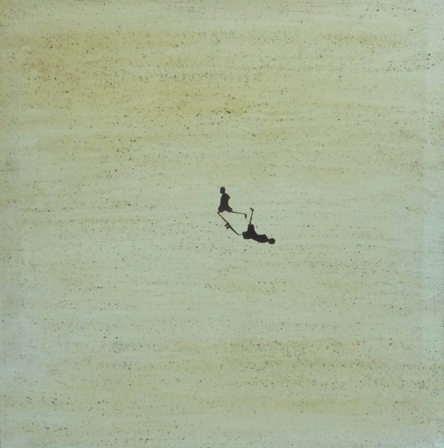 RUNNER Marcos Zrihen Original painting for sale