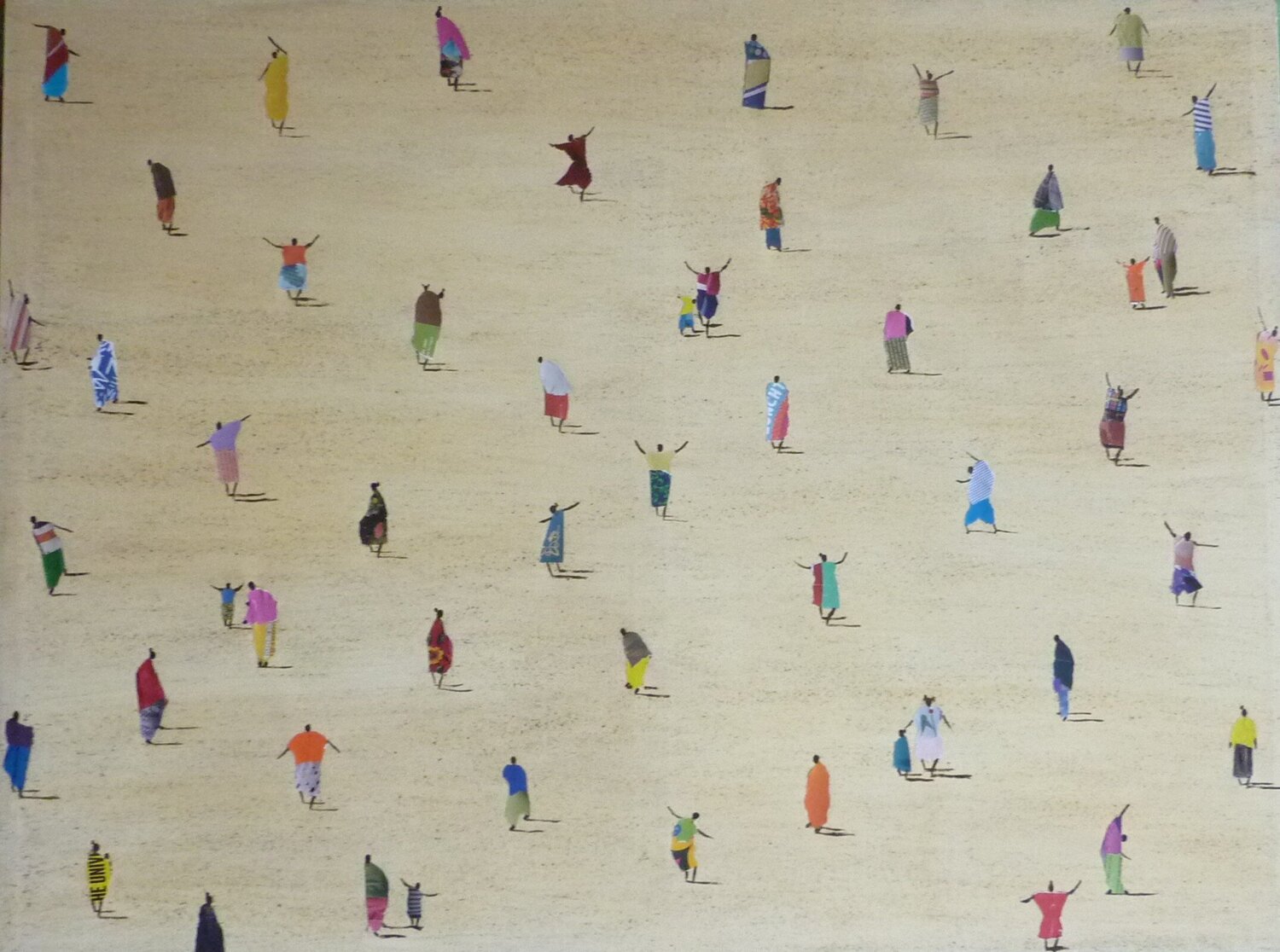 AFRICAN POWER Marcos Zrihen Original painting for sale