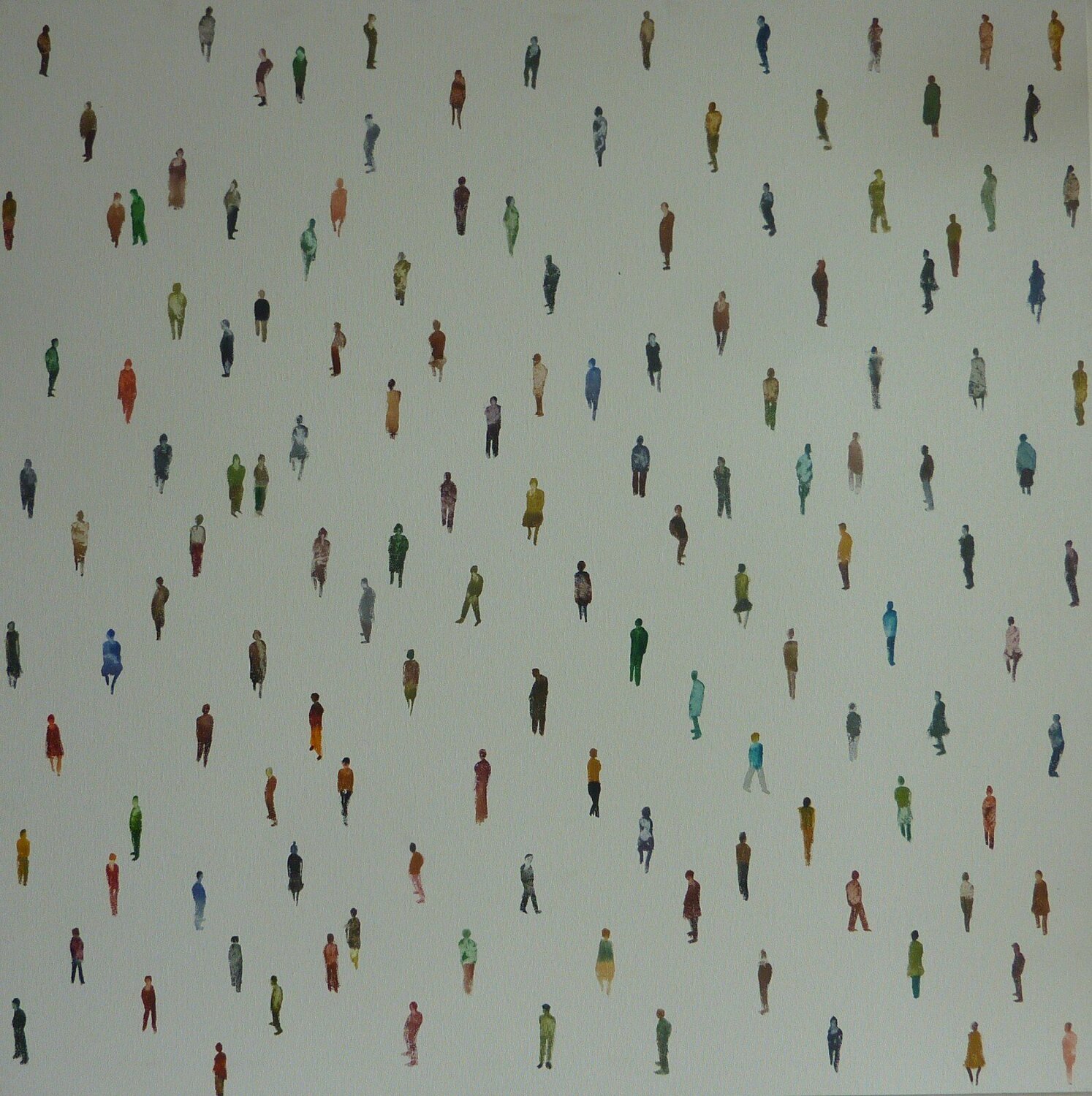 HUMANS Marcos Zrihen Original painting for sale