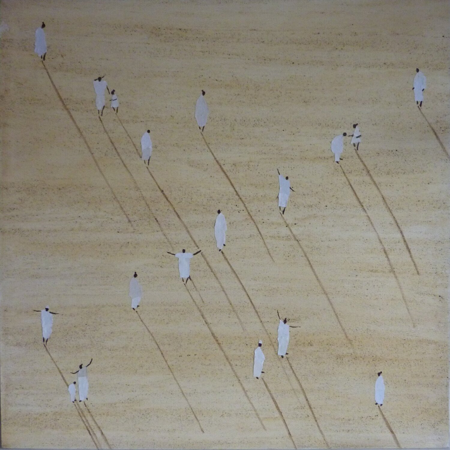 EGYPTIENS Marcos Zrihen Original painting for sale