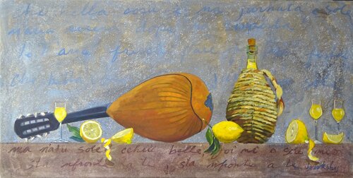O Sole Mio by Angie Brooksby-Arcangioli, Painting for Sale on Select