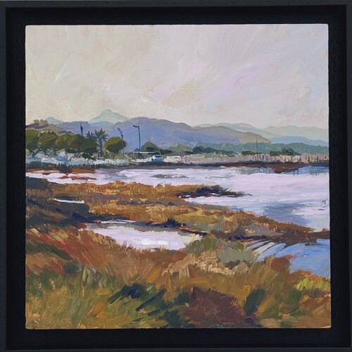 Sunset on the Marshes by Angie Brooksby-Arcangioli, Painting for Sale on Select