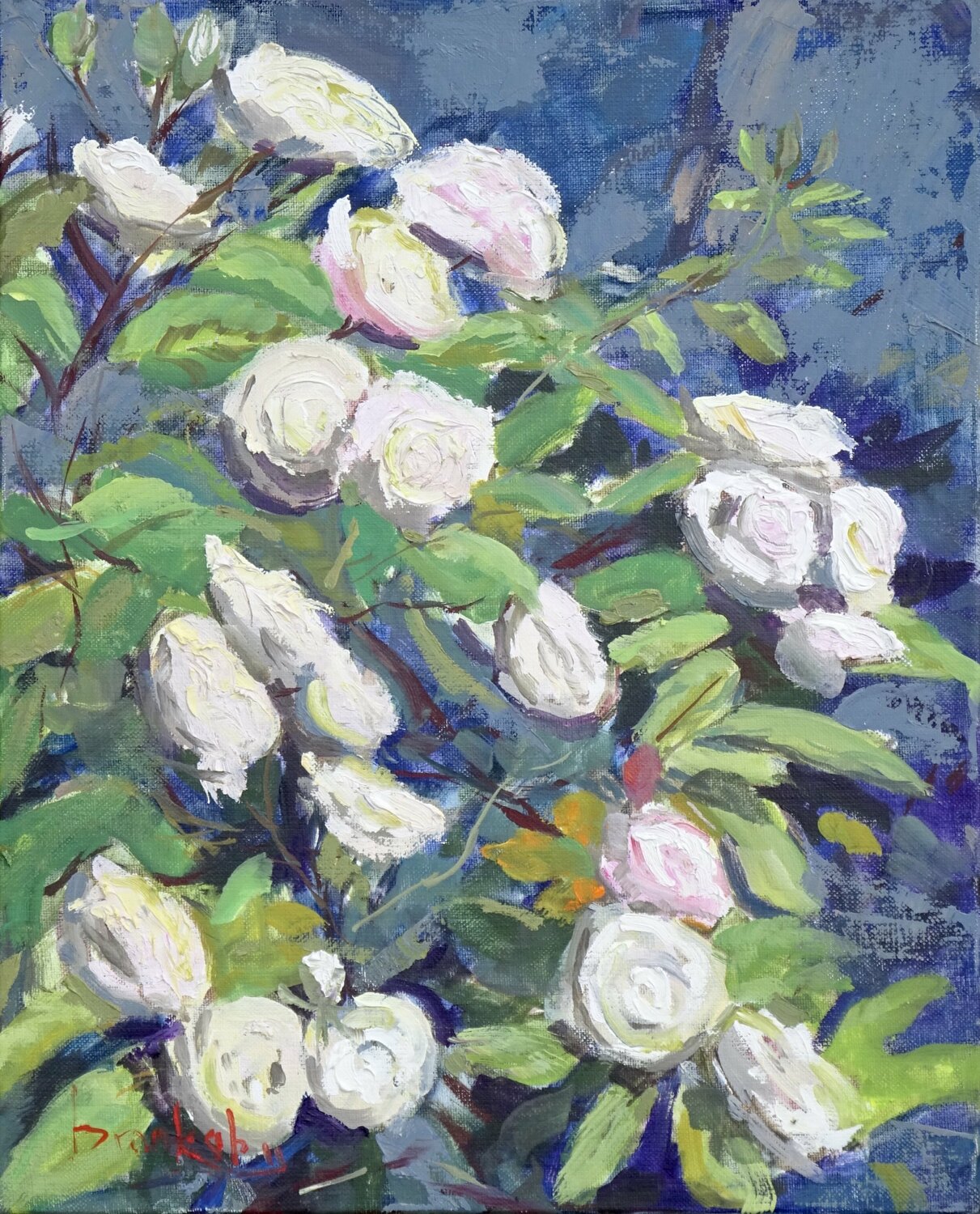 Bouquet Parfait Angie Brooksby-Arcangioli Original painting for sale