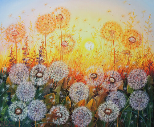 Kingdom of the Sun by Oleg Riabchuk, Painting for Sale on Select