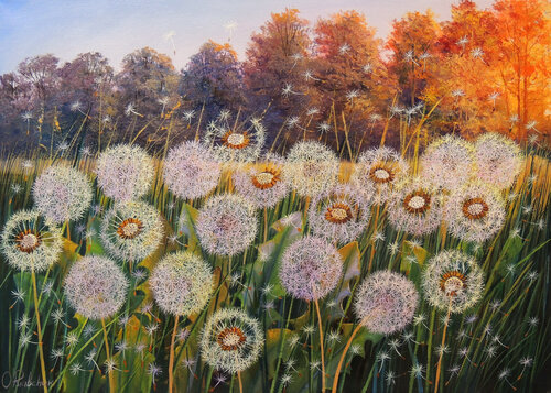 Beauty of the Day. Flowers by Oleg Riabchuk, Painting for Sale on Select