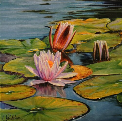 Rising Beauty by Oleg Riabchuk, Painting for Sale on Select