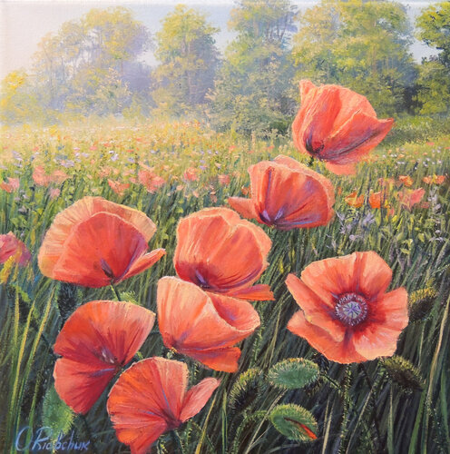 What a Wonderful World by Oleg Riabchuk, Painting for Sale on Select
