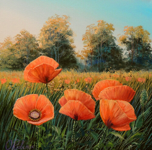 Reaching for the Sky by Oleg Riabchuk, Painting for Sale on Select