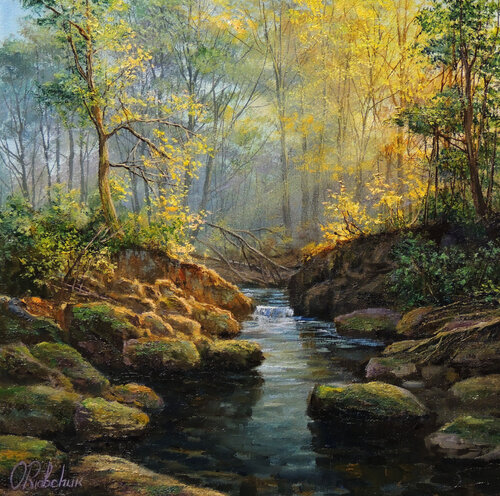 Go Your Own Way by Oleg Riabchuk, Painting for Sale on Select
