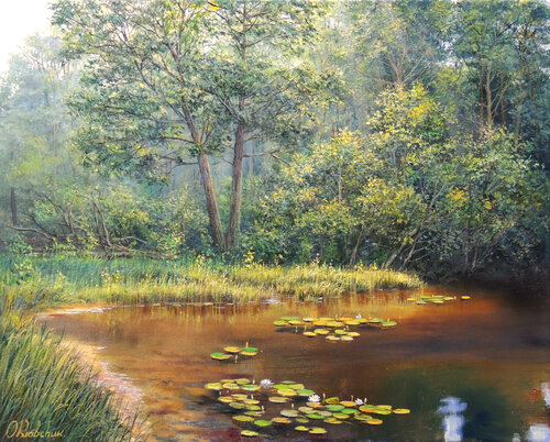 Nature's Embrace by Oleg Riabchuk, Painting for Sale on Select