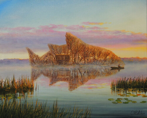 Where are you hiding? by Oleg Riabchuk, Painting for Sale on Select