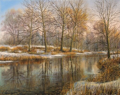 Victory of Spring by Oleg Riabchuk, Painting for Sale on Select