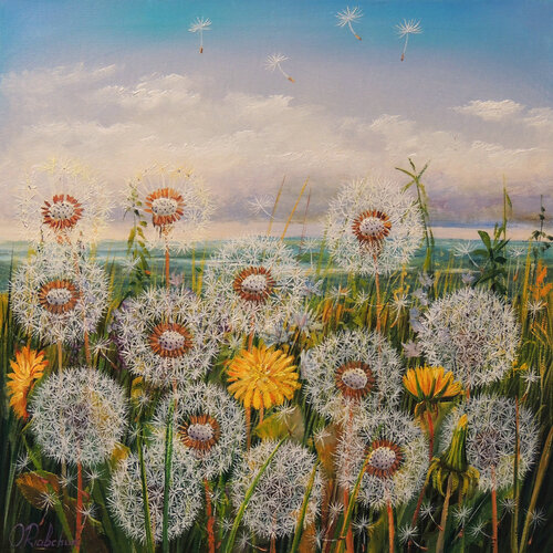 Dancing on the Breeze by Oleg Riabchuk, Painting for Sale on Select