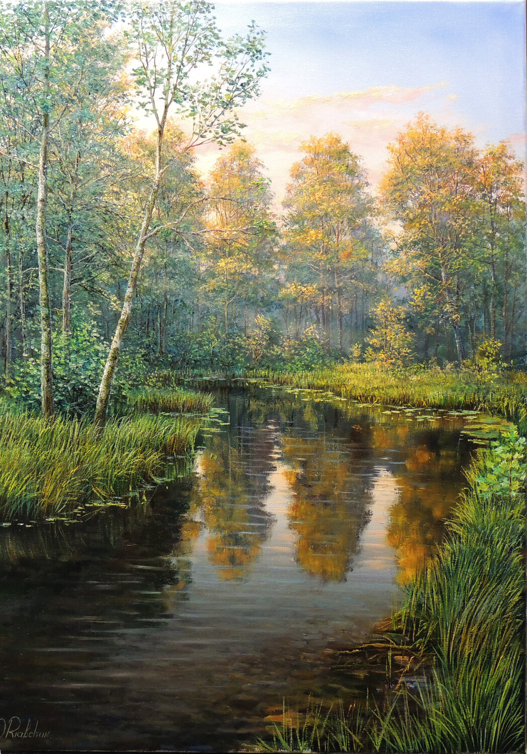 In Search of Peace Oleg Riabchuk Original painting for sale