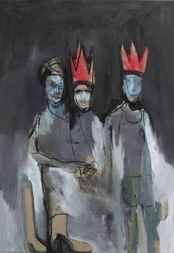 Hommage an Vivianne Westwood by Mila Veljac'a, Painting for Sale on Select