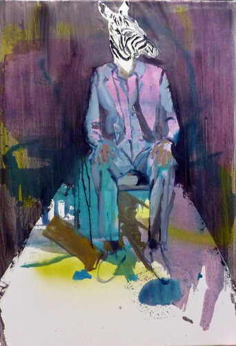 Mister Zebra by Mila Veljac'a, Painting for Sale on Select