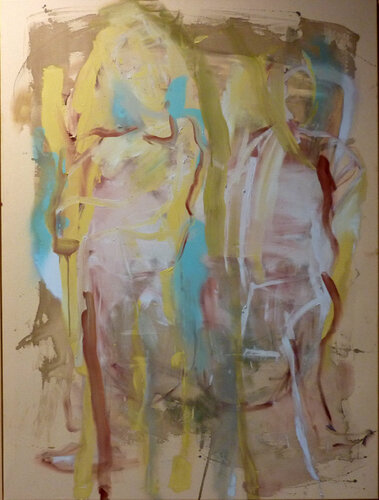 Freunde 2 by Mila Veljac'a, Painting for Sale on Select