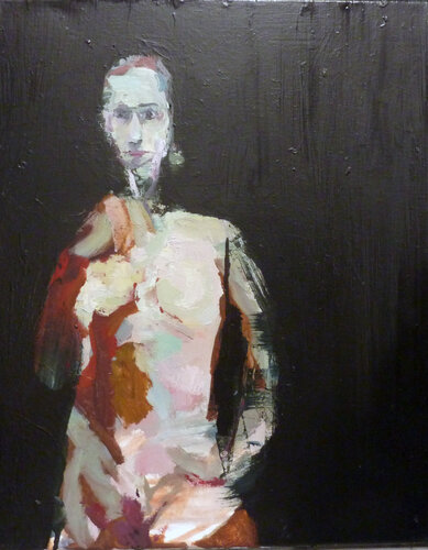 Atelierbesucher by Mila Veljac'a, Painting for Sale on Select