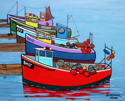 Pontoons von Paul Bursnall, Malerei kaufen auf Select