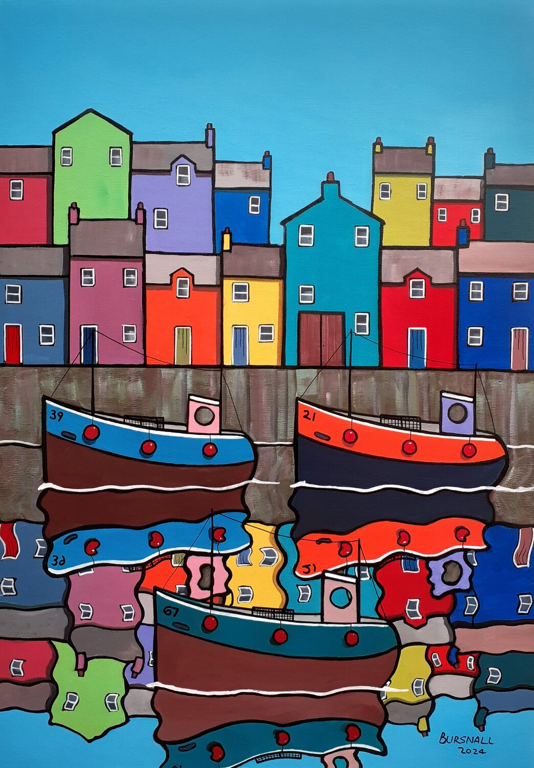 Down Under Paul Bursnall Original painting for sale