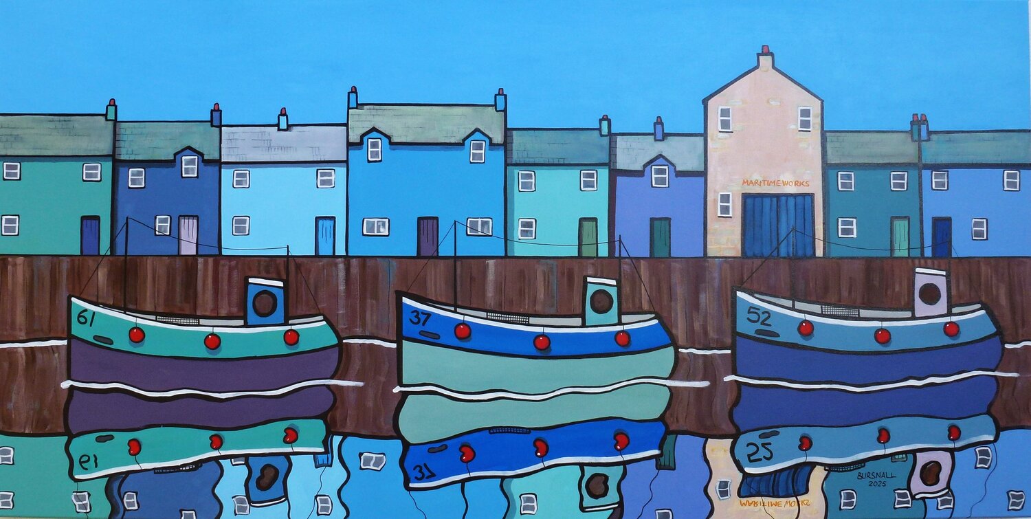Maritime Works Paul Bursnall Original painting for sale
