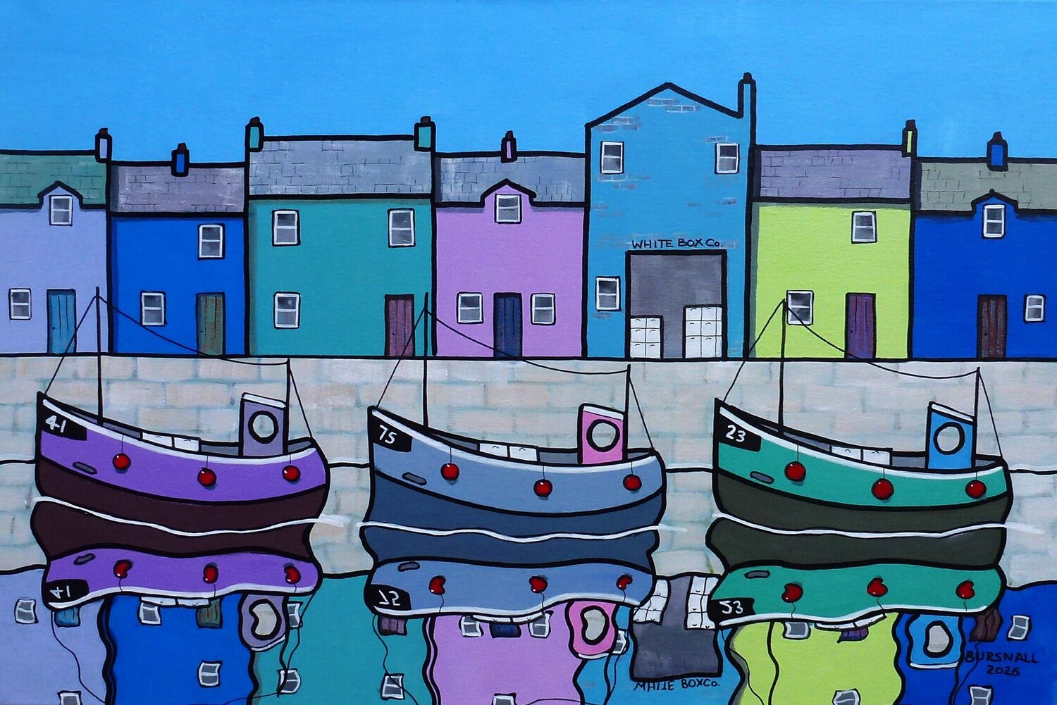 White Box Co. Paul Bursnall Original painting for sale
