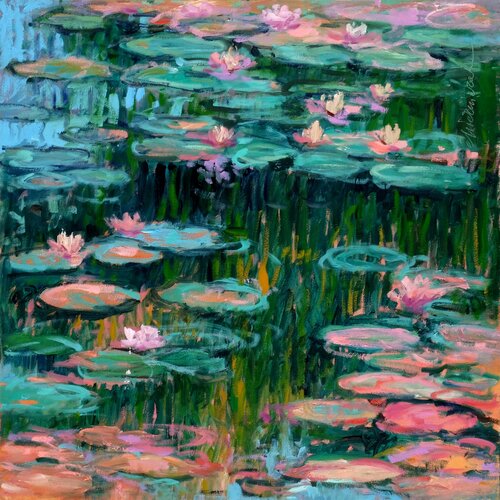 Nenuphars 3. by Richard Mierniczak, Painting for Sale on Select