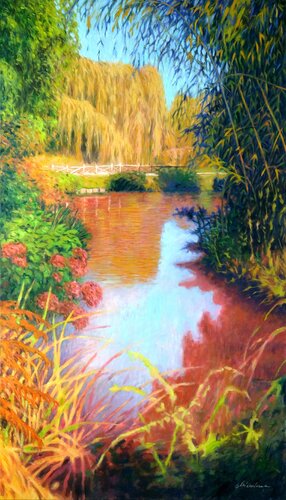 In the botanical garden 3. by Richard Mierniczak, Painting for Sale on Select