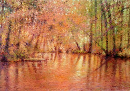 Red Solitude by Richard Mierniczak, Painting for Sale on Select