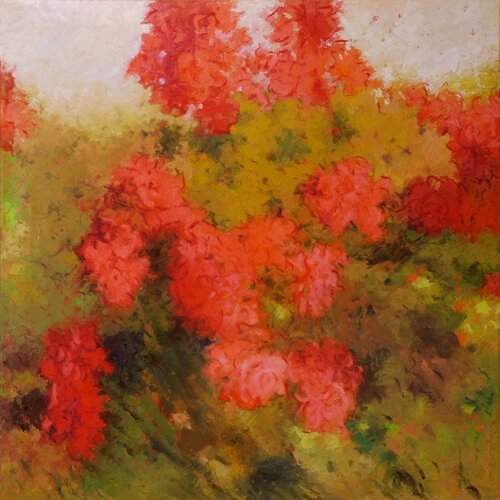 Rosebush 1. by Richard Mierniczak, Painting for Sale on Select