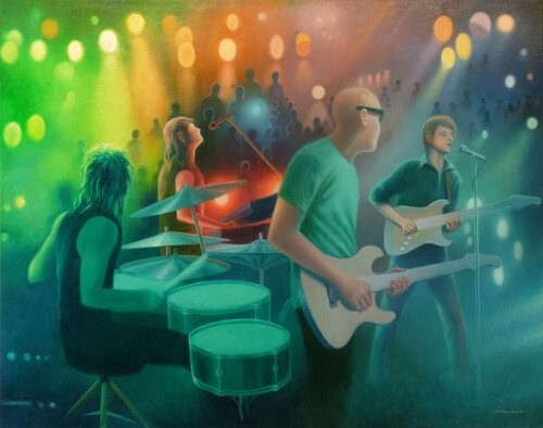 On tour by Richard Mierniczak, Painting for Sale on Select