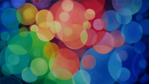 Composition 35. - Dreams by Richard Mierniczak, Painting for Sale on Select