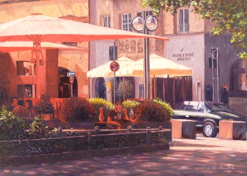 Stuttgart 36° - in the morning by Richard Mierniczak, Painting for Sale on Select