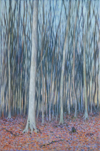 Autumnal forest by Richard Mierniczak, Painting for Sale on Select