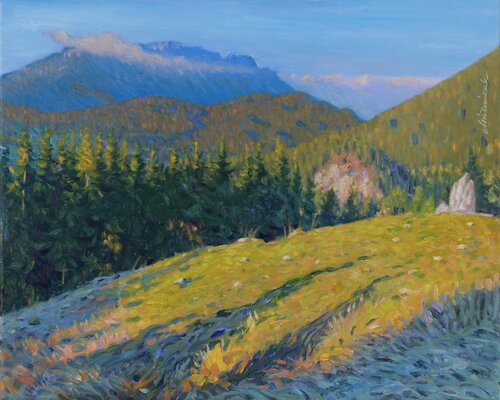 View from Jenner 1. (Bavaria) by Richard Mierniczak, Painting for Sale on Select