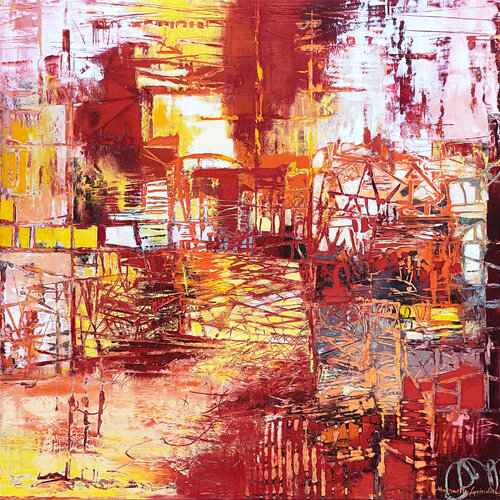 Levels Of Existence by Margarita Lypiridou, Painting for Sale on Select