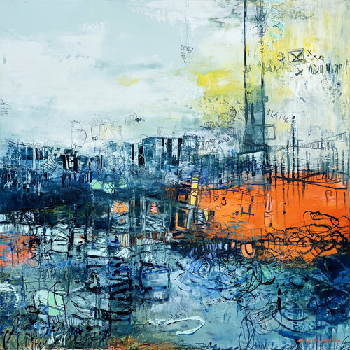 Mind Matter by Margarita Lypiridou, Painting for Sale on Select