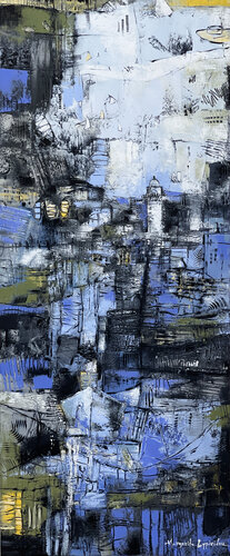 Thirty Three Places by Margarita Lypiridou, Painting for Sale on Select