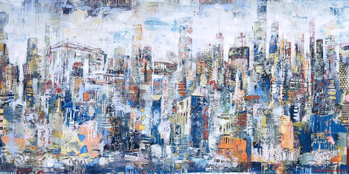 City of Possibilities by Margarita Lypiridou, Painting for Sale on Select